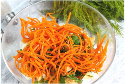 Крабовый салат с кукурузой классический