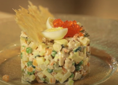 Классический салат Оливье