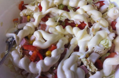 Салат с пекинской капустой