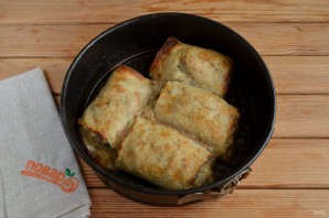 Фарш в лаваше по-провански
