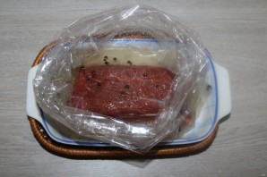 Говядина, маринованная в водке
