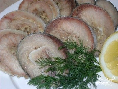 Рулет из скумбрии 