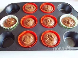Шоколадные маффины с какао