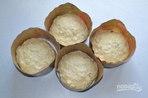 Творожный дрожжевой кулич 