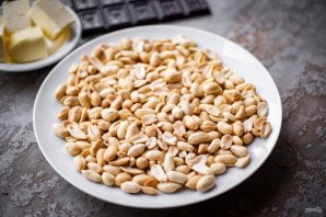 Вкусный шоколадный щербет с арахисом 