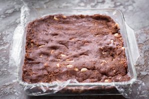 Вкусный шоколадный щербет с арахисом 