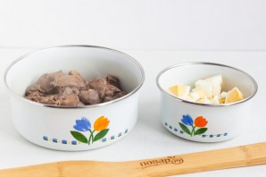 Дроб из куриной печени 